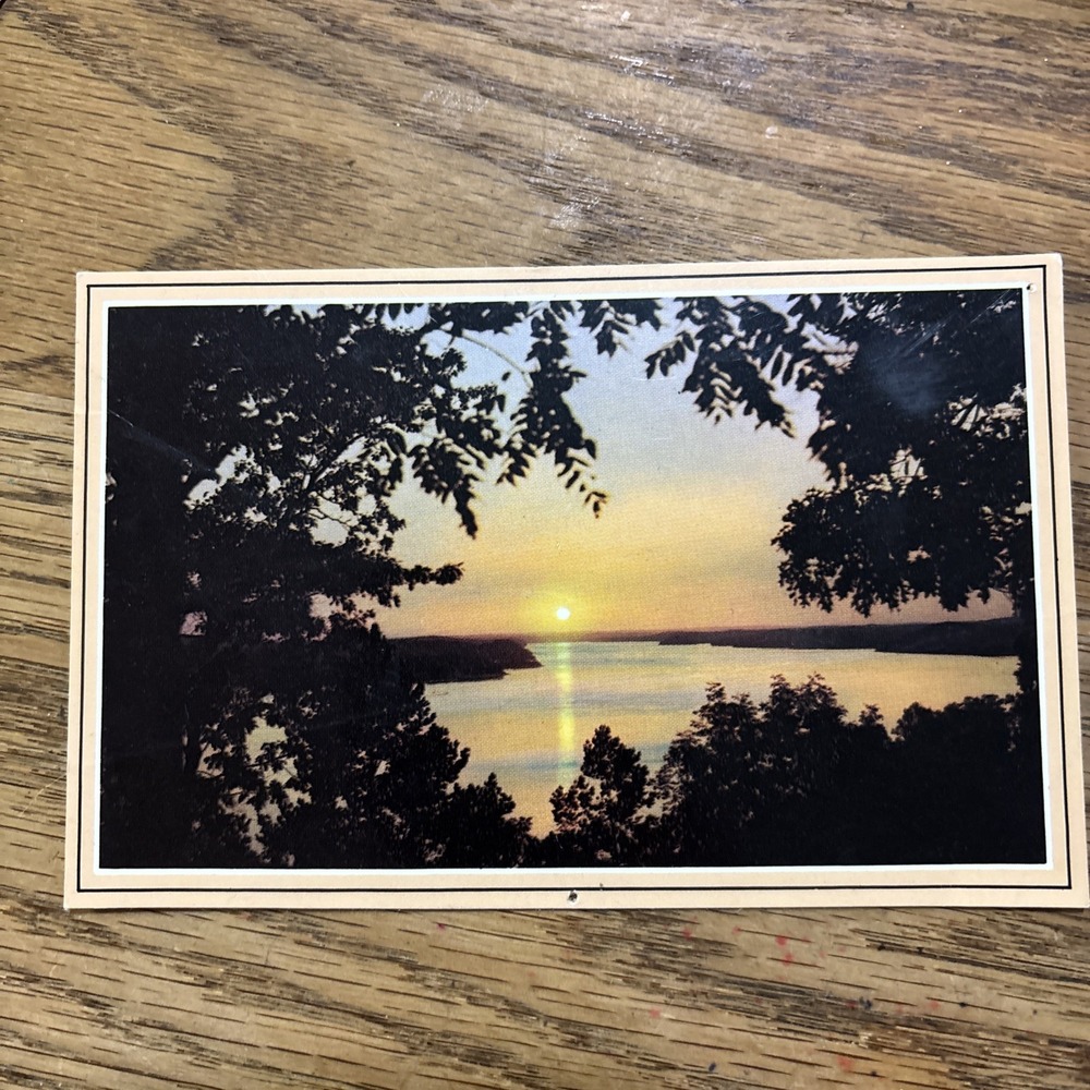 Postcard Sundown on the Lake of the Ozarks Missouri USA North America